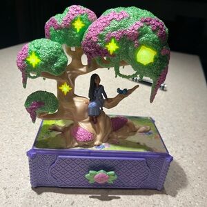 Disney wish Aisha Magical Tree Music Box with Figurine